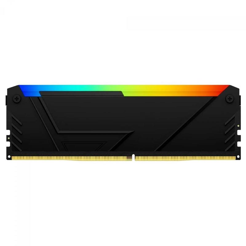 Memória DDR4 Kingston Fury Beast, RGB, 8GB, 3200MHz, Black